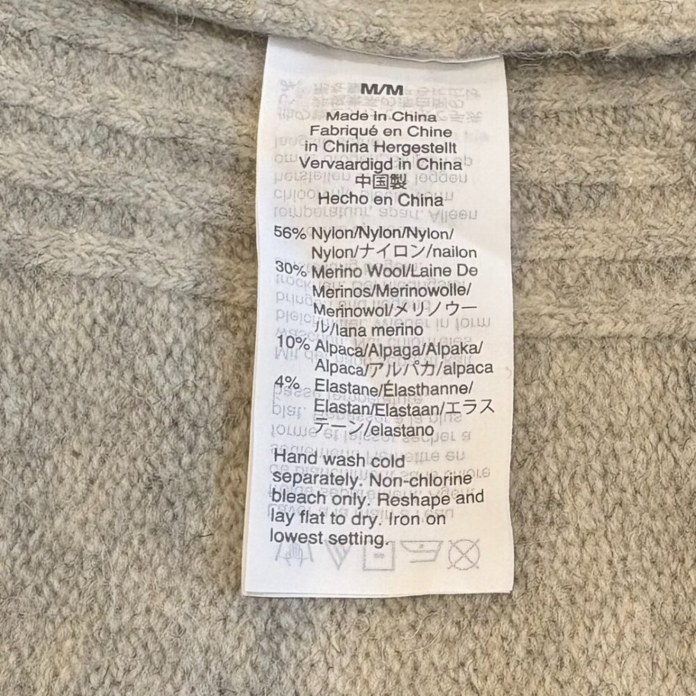 J. Crew colorblock mock turtle neck sweater, size M, very gently worn - Picture 4 of 4